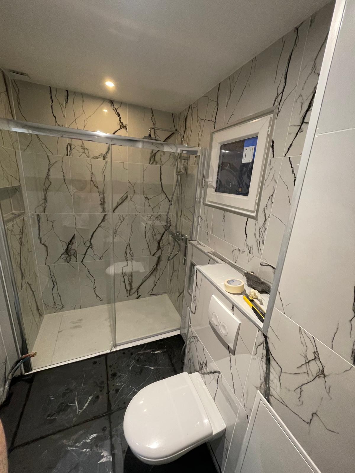 Après salle de bain rénovée